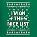 Wild Bobby Im on the Naughty Nice List His/Her Couples/Best Friends Matching Couples Crewneck Sweater, Nice Kelly M - Naughty Red S