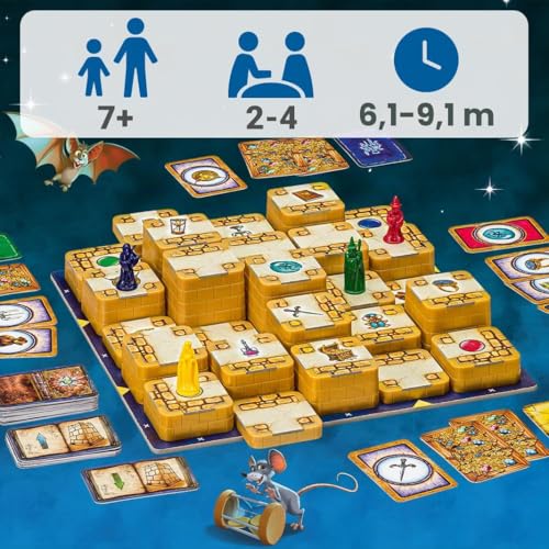 Ravensburger - Le Grand Classique des Jeux de société - Labyrinthe - Labyrinthe 3D - Famille et Enfants - De 2 à 4 Joueurs à partir de 7 Ans - Mixte - 26113 - (Multilingue – Français Inclus)