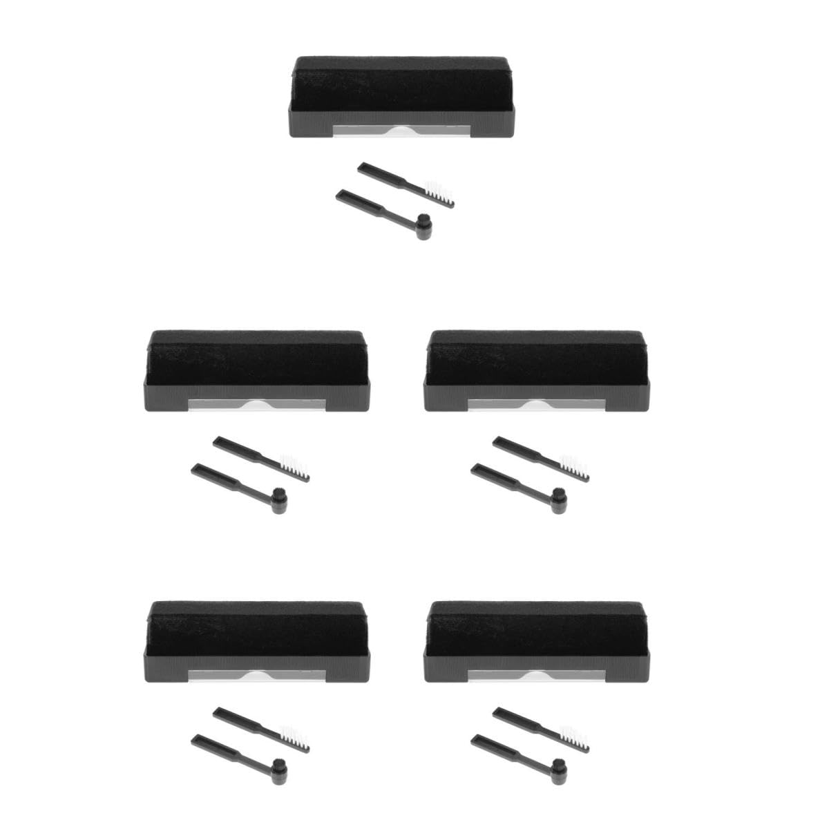 Housoutil 5 Set Di Spazzole Per La Pulizia Dei Dischi in Vinile - Spazzola Antistatica in Fibra Di Vinile E Antipolvere Per Kit Di Pulizia Dei Dischi in Vinile