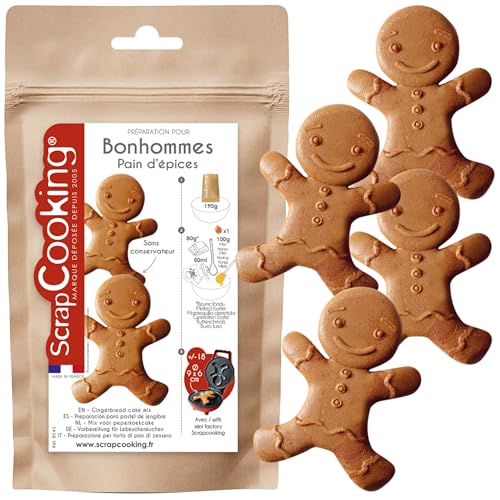 ScrapCooking Préparation Bonhommes Pain d’Épices 190 g