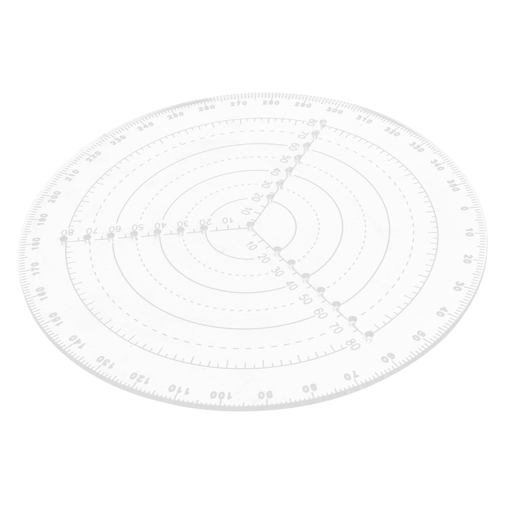 Règle de centrage circulaire jojofuny avec mesure intégrée pour finition bois
