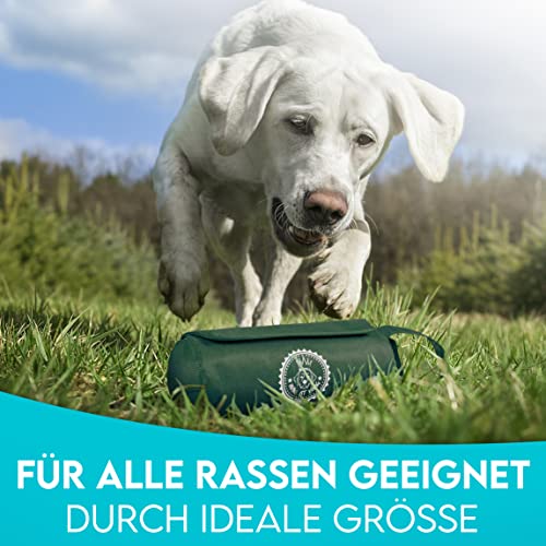 HUND IST KÖNIG Futterdummy für Hunde - Apportierbeutel für alle Hunderassen - Futterbeutel - Perfekt für Dummy Hundetraining + Trainings-eBook