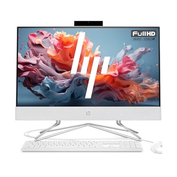 HP 21.5" All in One Computer, 16GB RAM, 256GB PCIe SSD | Intel Dual-Core Processor, FHD (1920 x 1080) Display, HDMI Port, USB, RJ-45, 720p HD Camera, Keyboard and Mouse, WiFi