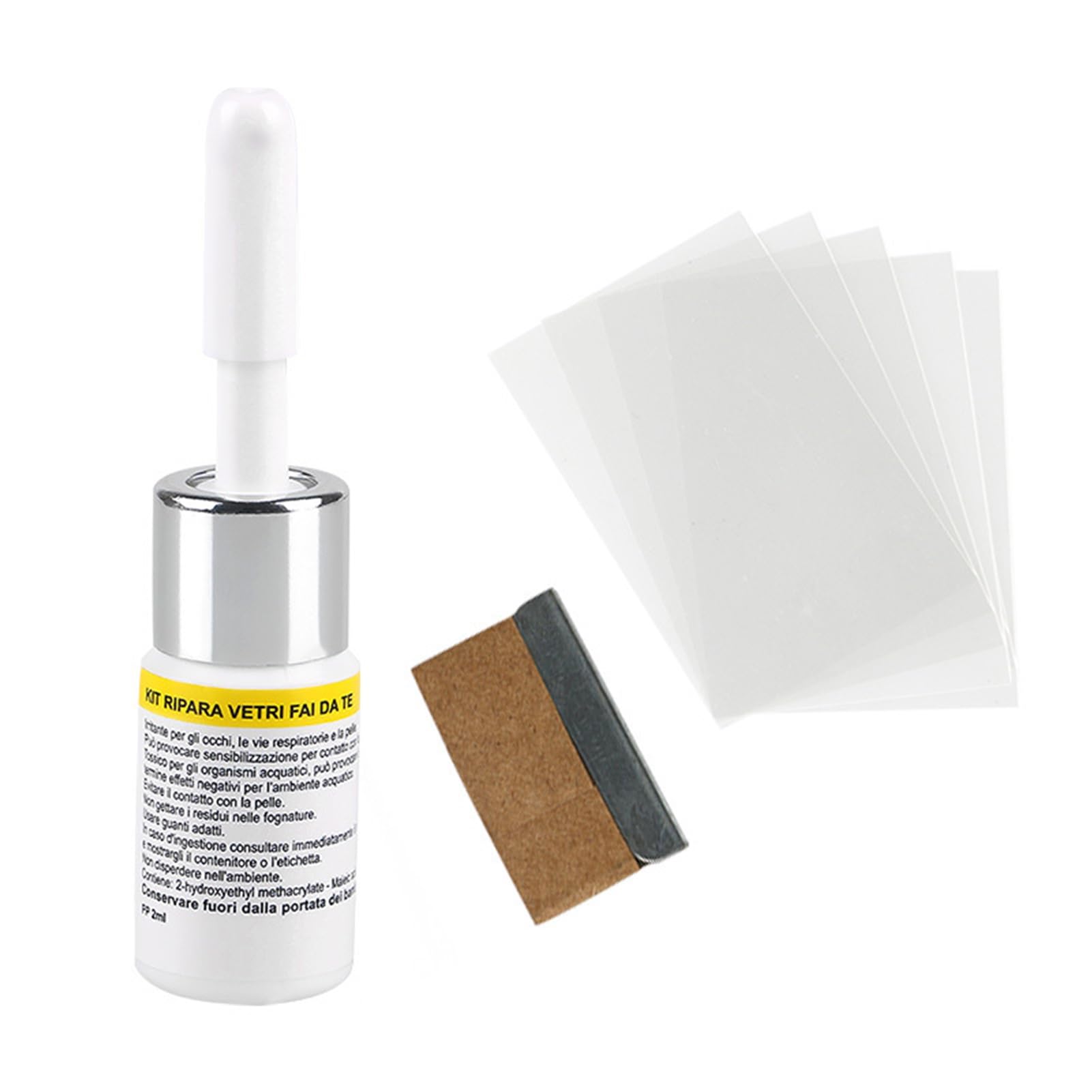 Windshield Crack Repair Kit 2025 Upgrade Glass Crack Repair Liquid Quick and Easy Windshield Repair Kit for Chips