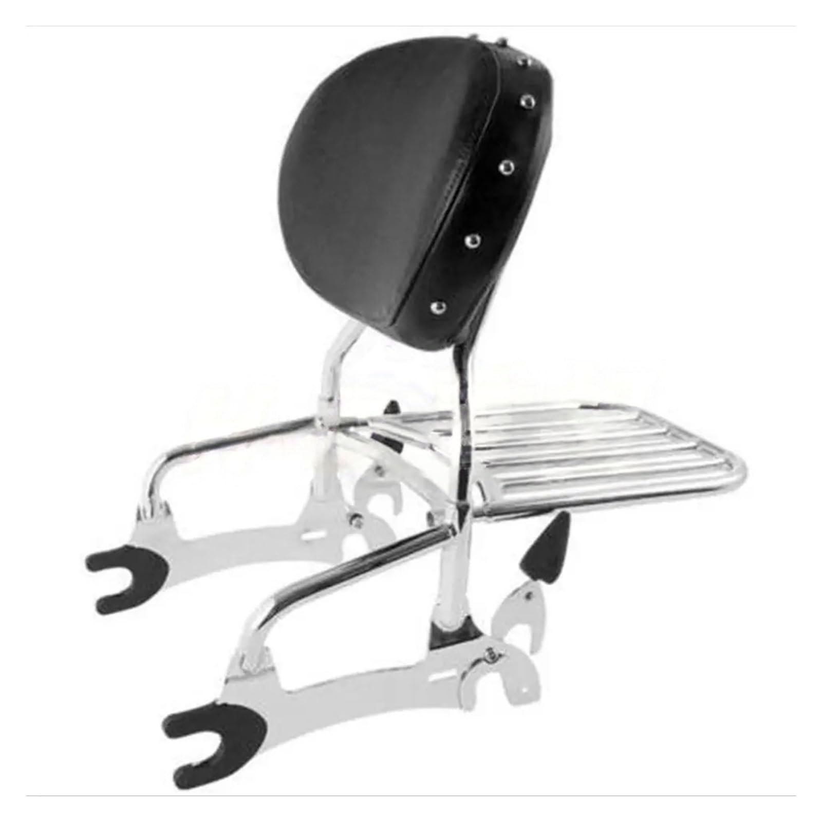 drążek Sissy Pasuje do Indian Chief Vintage 14-18 Springfield oparcie motocyklowe Sissy Bar z podkładką na bagażnik oparcie kierowcy(Black)