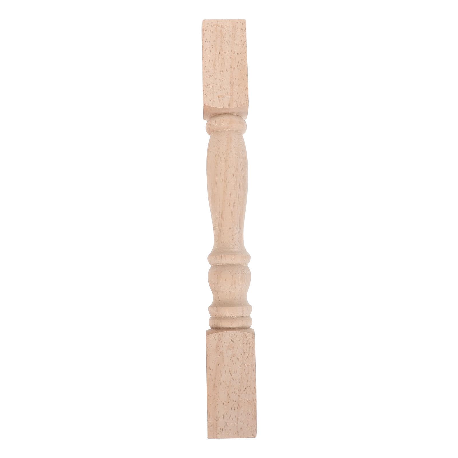 Poste de madera KALLORY para barandilla de escalera interior con diseño cuadrado y redondo 8