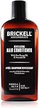 Brickell Men's Revitalizing Hair Conditioner for Men, Natural and Organic Nourishing Hair Conditioner, Restores Shine and Moisture, 8 Ounce, Scented, New Formula