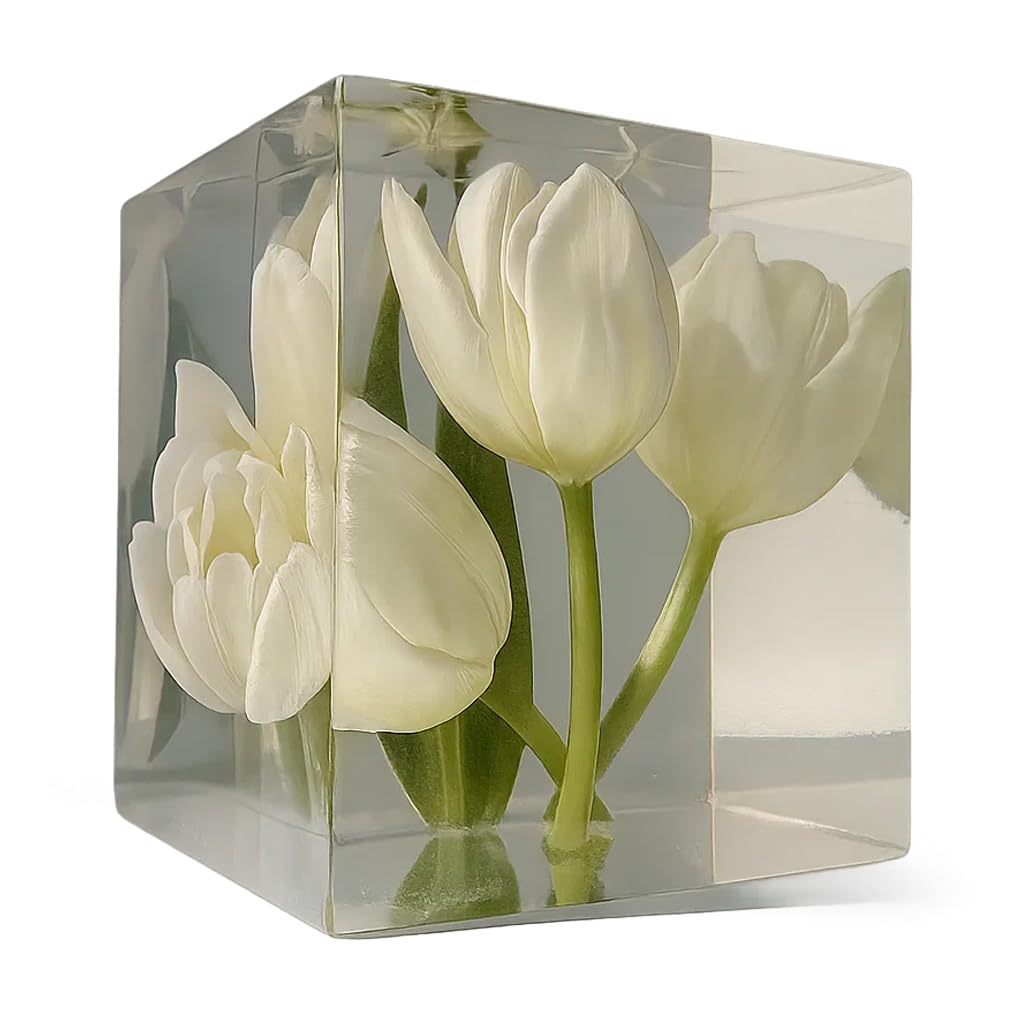 Resin Pro® KIT COMPLETO per inglobamento fiori, bouquet e corone RESIN MEMORY BOX Made in Italy