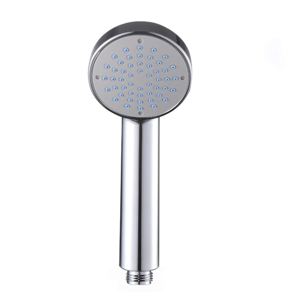 Cabezal de ducha de mano de alta presión con potente rociador de ducha contra tubería de suministro de agua de baja presión, ducha de agua individual, cromo