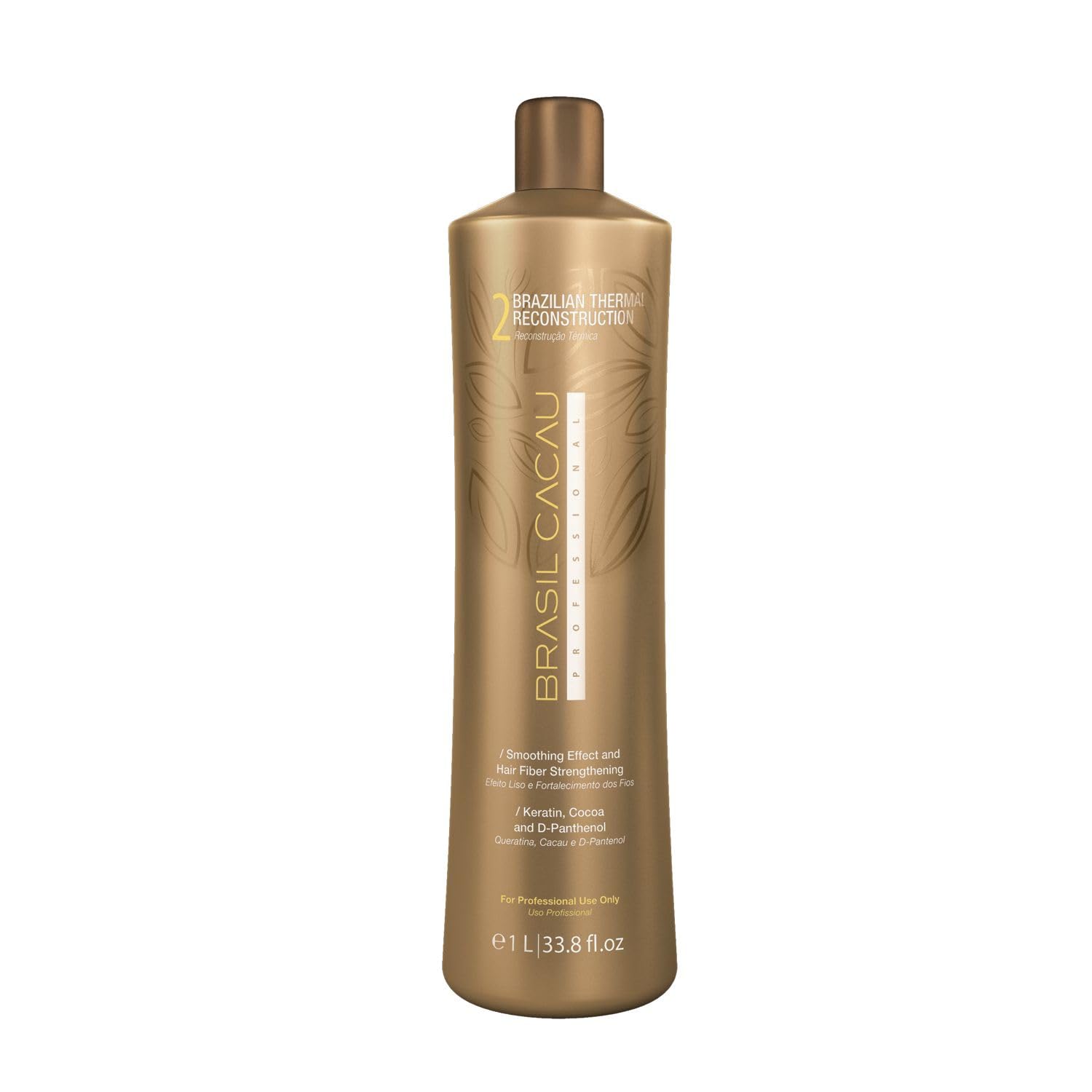BRASIL CACAU PROFESSIONAL - Brazilian Thermal Reconstruction for all hair Type, Smoothing Effect & Hair Fiber Strenthening, 1 LITERS-image-35