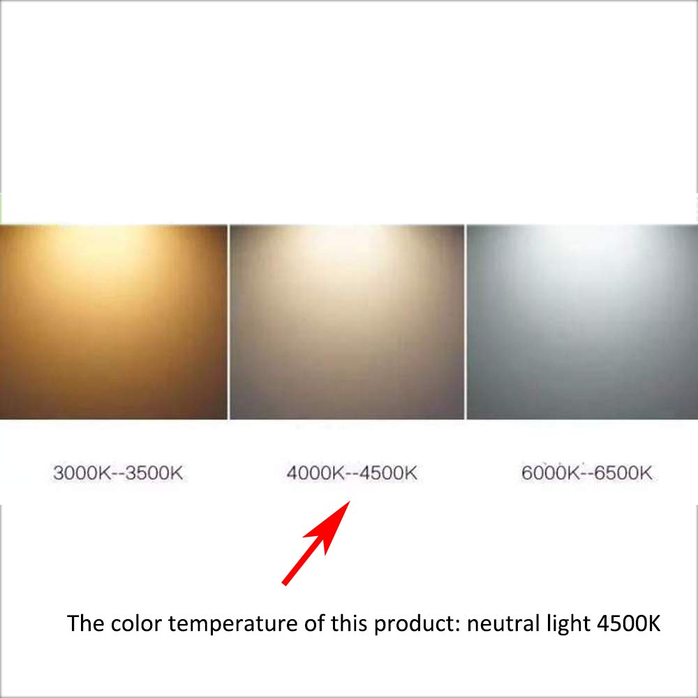 Grüne-Bronze Spiegelleuchte LED 14W Neutrales Licht 4500K Spiegellampe Bad-Beleuchtung Flimmerfrei Wandlampe Aluminium & Acryl für Leselicht Badezimmer Küche Kabinett Wandbild Bilderlampe