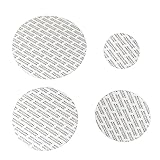 PZRT 40pcs 89 70 58 38mm Foam Lid Liner Pressure Sensitive Seal Gasket Activated Pressure Sensitive Seals Cap Liners