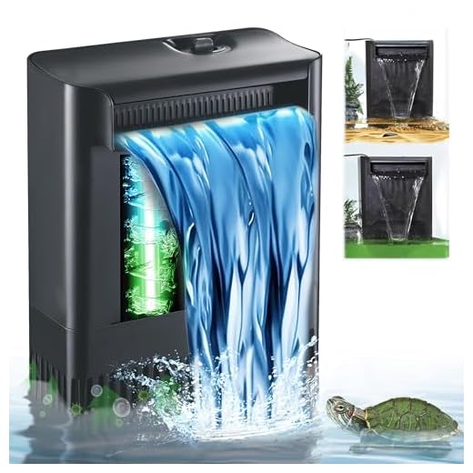 Adjustable Turtle Tank Filter with U-V Light