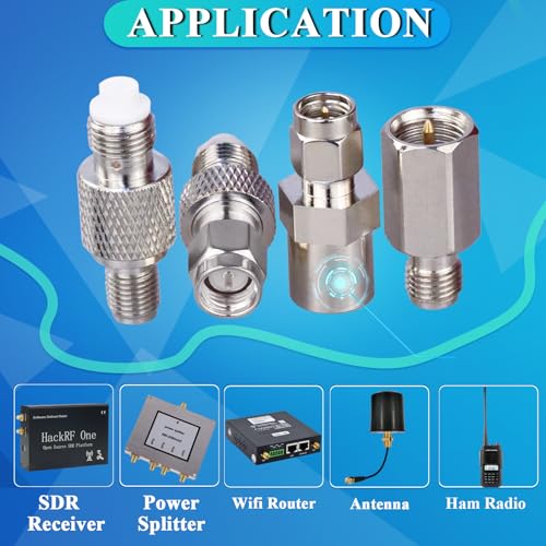 Kit adaptador SMA a FME 4 piezas TUOLNK miniatura 4