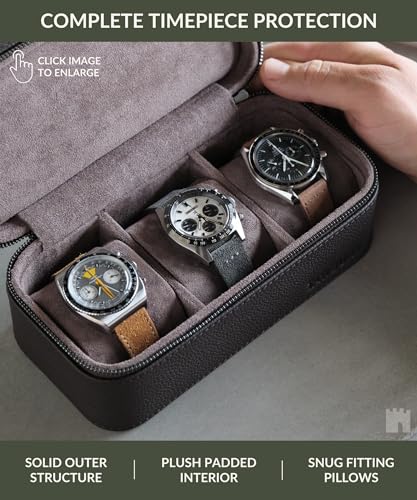 TAWBURY Fraser 3 Watch Case (Brown) for 5.5-6.5 Wrists