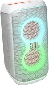 JBL, Caixa de Som, PartyBox Club 120, Bluetooth, Show de Luzes, À Prova de Respingos, Som JBL Pro Sound, 160W RMS - Branco