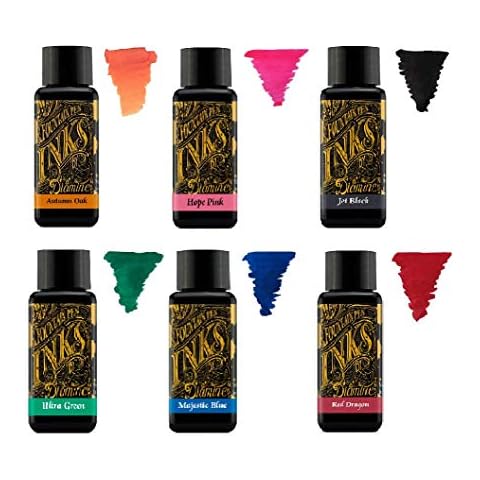 Diamine 30ml Fountain Pen Ink 6 Pack Cover