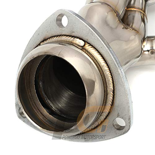 Image of Exhaust Headers, Shorty Headers for 2002-2013 Silverado Sierra Tahoe Yukon Suburban Avalanche Escalade 4.8L 5.3L 6.0L 6.2L LS V8, 304 Stainless Steel, Polished, 1-5 /8 in. Primary Tubes, Bolt-on Fit
