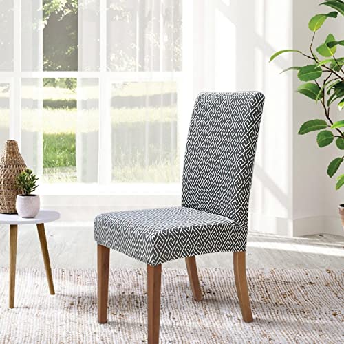 Image of SPRINGRICO Chair Covers for Dining Room Set of 4, Stretch Dining Chair Cover, Washable Spandex Kitchen Parsons Chair Slipcovers, Removable Seat Protector for Home or Party ( 4 Pack, Solstice)