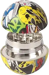 Triturador Dichavador Personagens Metal Sortido - Tabaco, Alho e Temperos