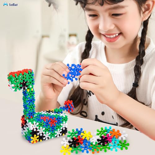 FunBlast Star Links Interlocking Blocks - DIY Building Toy for Kids ...