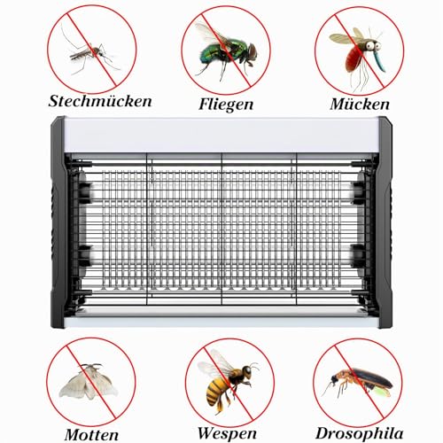 Neijiaer 3200V Starke Insektenvernichter Elektrischer, UV LED Fliegenfalle – Ansicht 3