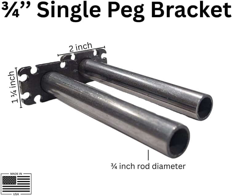 Floating Shelf Bracket 4 Pack (6 inch) Concealed Bracket- Heavy Duty- Easy Install (6 inch)