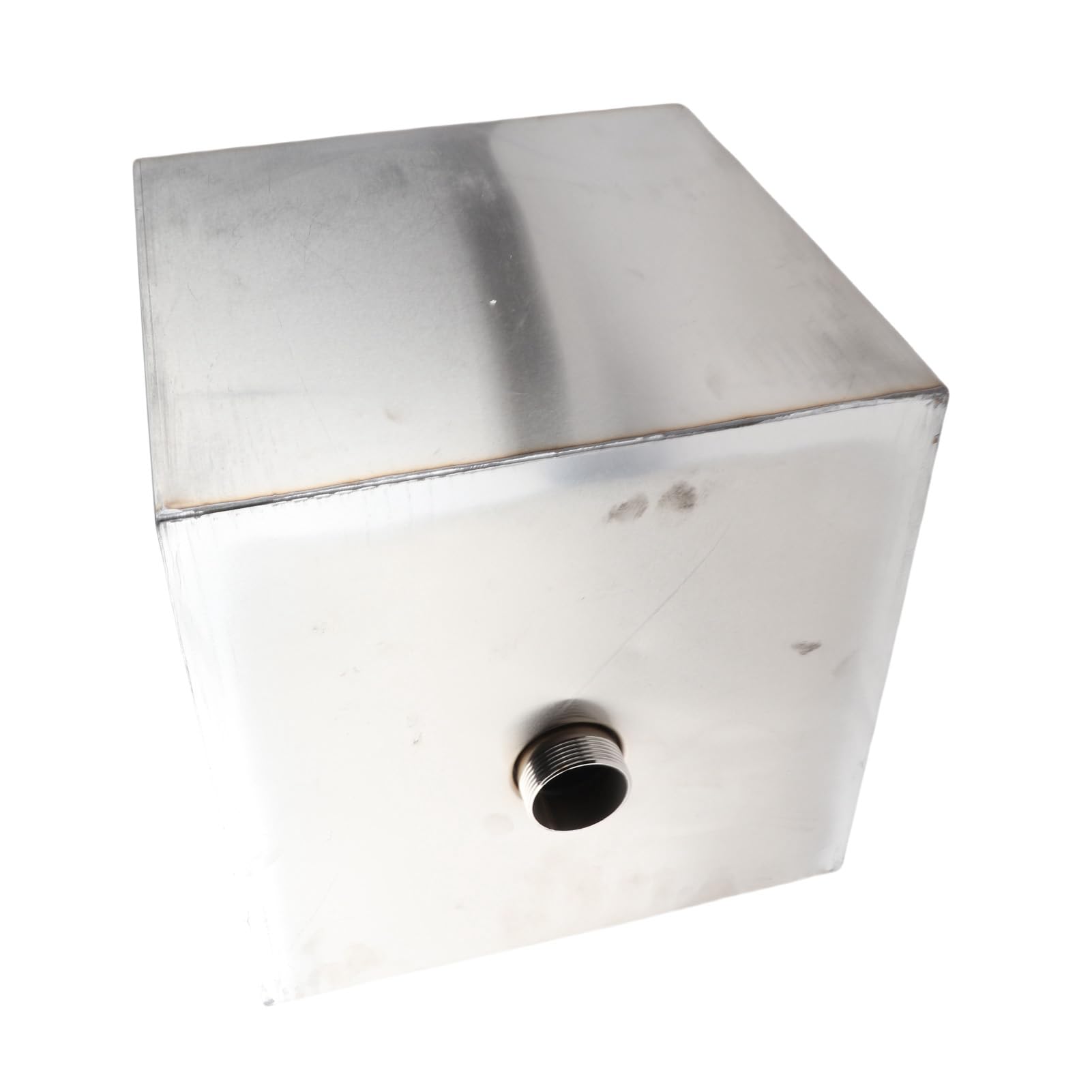 Sxhlseller Trampa de Grasa Comercial de 30 X 30 X 30 Cm, Separador de Aceite de Agua de Acero Inoxidable con de Filtración Doble para Unidad Interceptora de Residuos de Diámetro Interior de Tubería