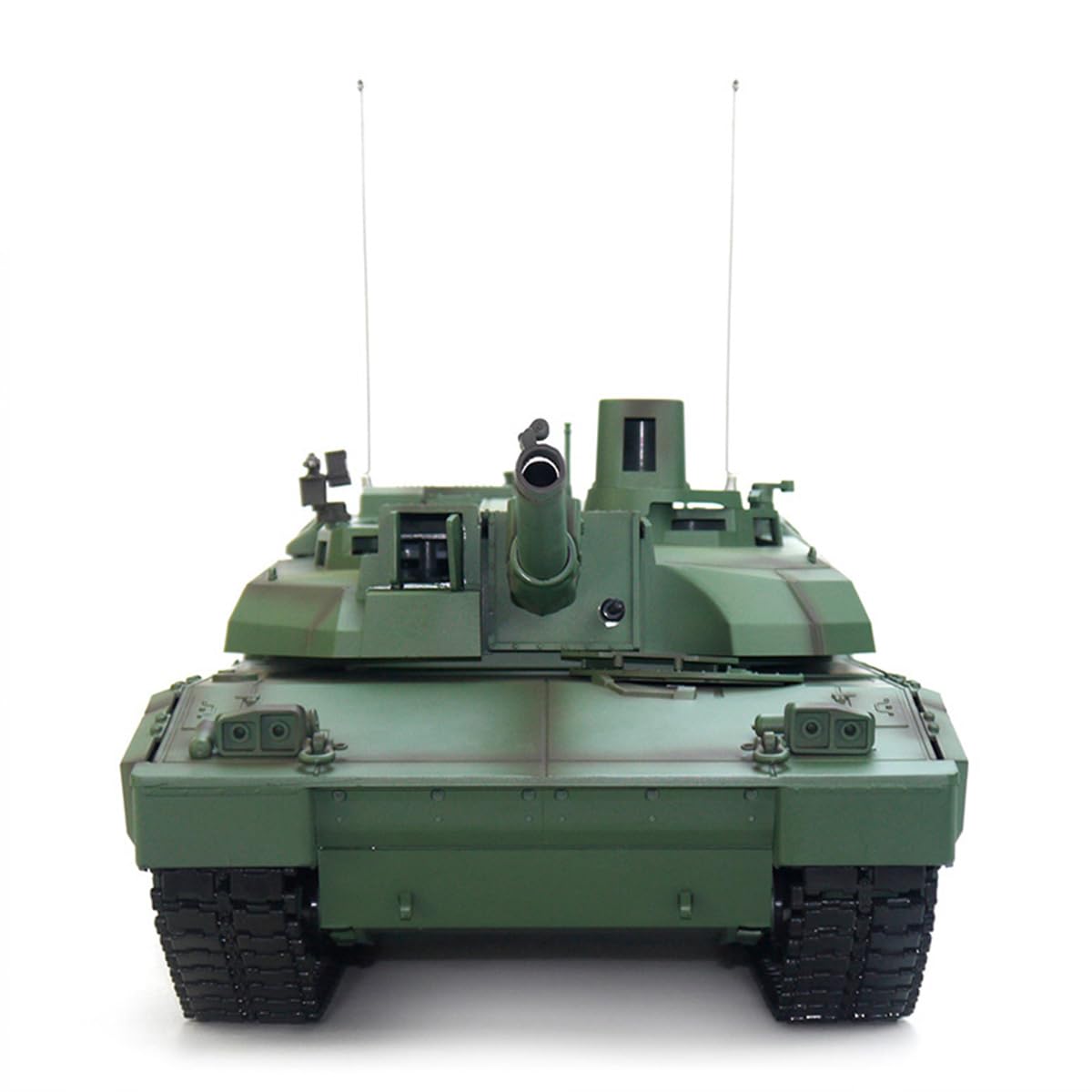 France H2408 Leclerc Char RC, 1/16 Réservoir RC Tank, 2.4G Char Télécommandé Réservoir Militaire Télécommandé avec Lumières Son Simulation de Recul, Jouet Version de Base