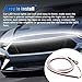71 Inch Exterior Car LED Hood Light Strip, 12V Dynamic Scan Start Up Daytime Running Light Strip, Waterproof Car LED Strip Light Flexible DRL Hoodbeam Lights Strips Kit for Cars Trucks SUVs (White)