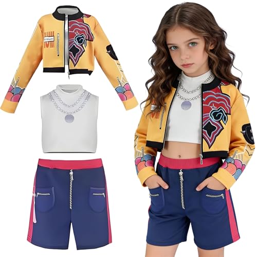 KOMEIYL 3 Piezas Costume Cosplay Rumi, Anime Cosplay Costume,