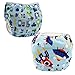 JT-Amigo Pañal Bañador Reutilizable Para Bebé (Pack de 2), Set 3