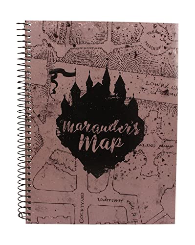 SD toys Cuaderno A5 Mapa del Merodeador Harry Potter, Adultos Unisex, Multicolor, 15x21