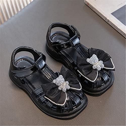 Big Kids Girl Sandals Summer Mesh Bow Closed Head Princess Shoes Daily With Dresses Walking Sandals for Kids4