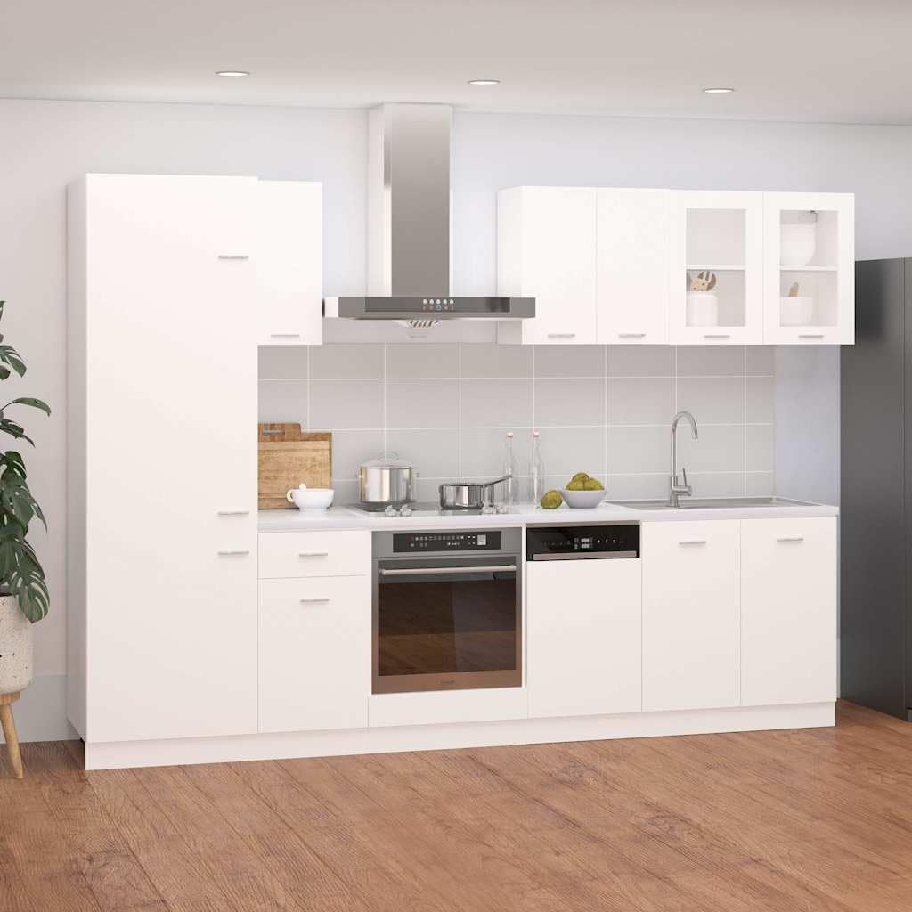 vidaXL Conjunto de armarios de Cocina de 8 Piezas Lyon de Madera de