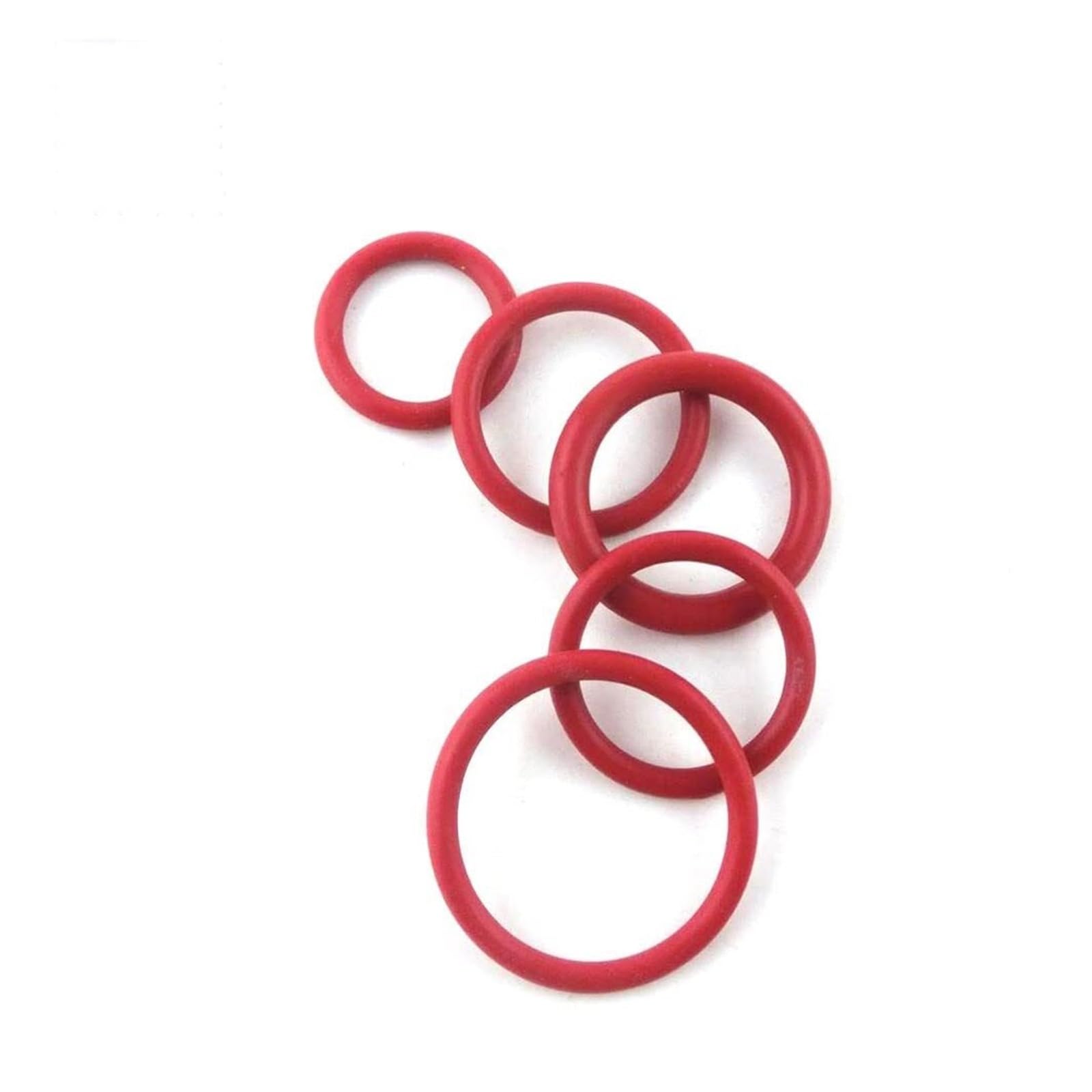 100 sztuk * czerwona uszczelka typu O-ring o grubości 1,5 mm 29/30/31/32/33/35/38/40/42 mm OD guma silikonowa O-ring podkładki uszczelniające O-ring (kolor: 30x27x1,5 mm)(38x35x1.5mm)