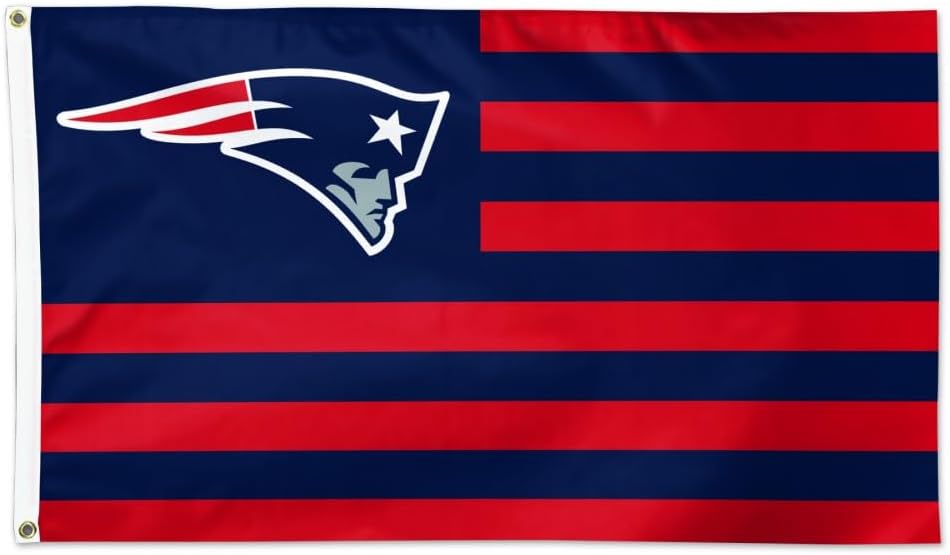 Wincraft NFL New England Patriots Flag3'x5' Flag, Team Colors, One Size