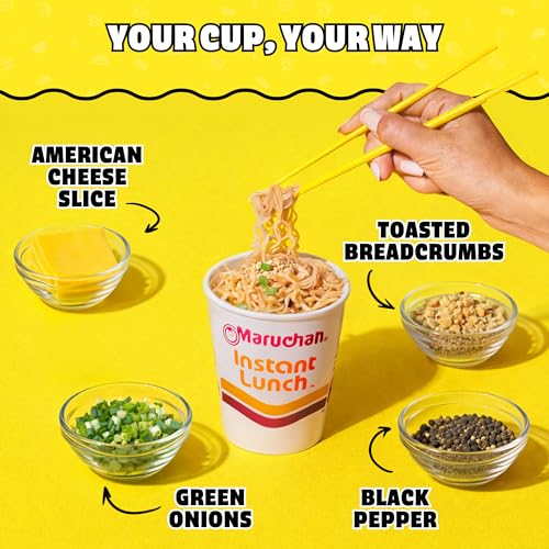 Maruchan Instant Lunch Ramen Noodles, Cheddar Cheese Flavor, 2.25 Oz, 12 Pack - image 7
