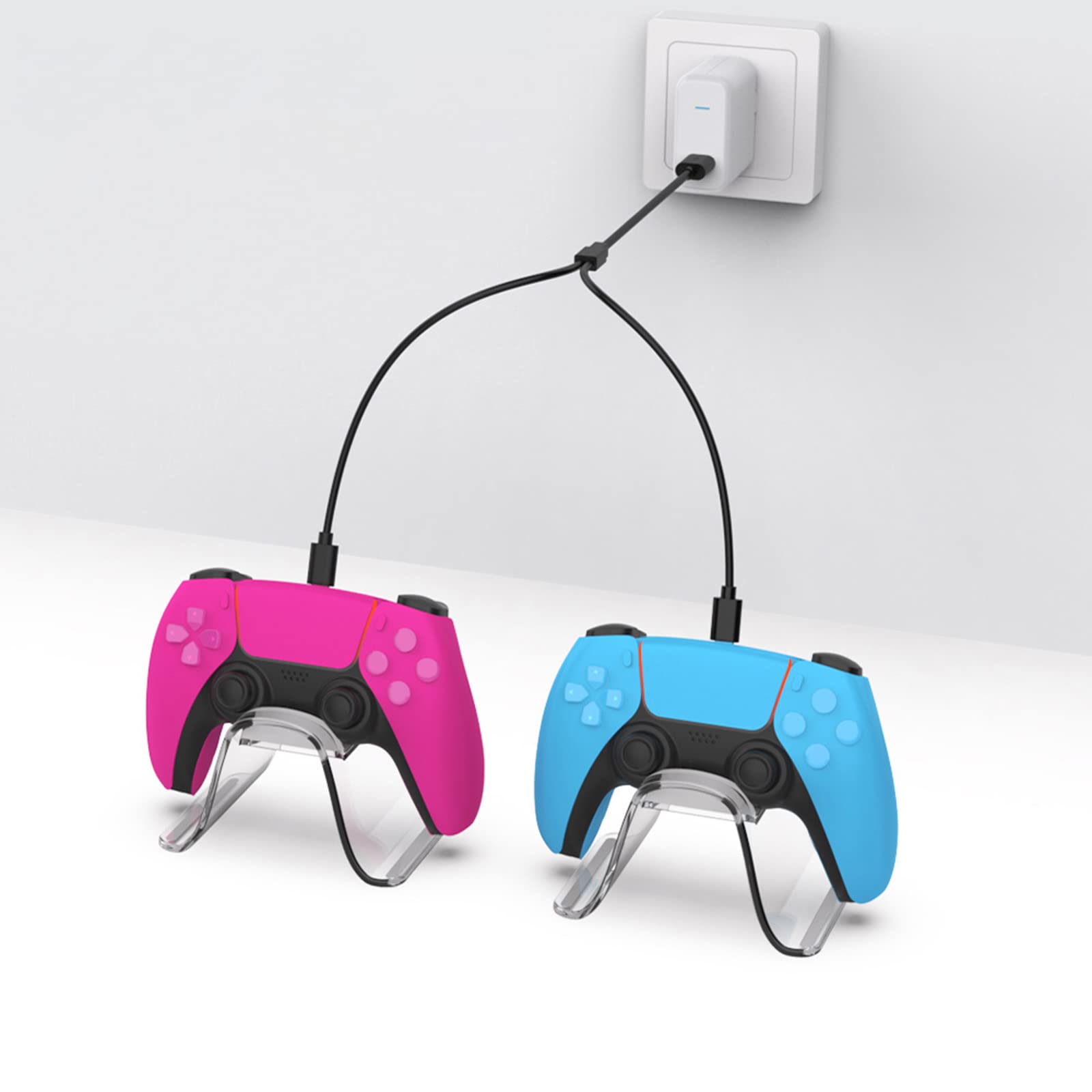 Labstandard Câble de charge USB, adapté pour manette PS5 Vr2 de jeu - Cordon de charge sans fil - Station d'accueil
