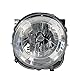 PastFlow Halogen Headlight Right Chrome Housing Clear Lens Headlamp Passenger Side For 2015 2016 2017 2018 Jeep Renegade