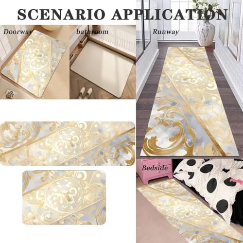 Alfombras de cocina lavables de 50x80cm que evitan resbalones y absorben el agua al instante 3