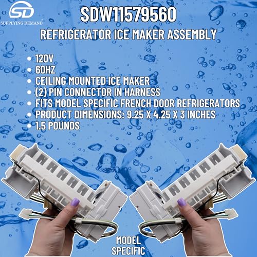 Machine à glaçons W11579560 W11658802 Supplying Demand modèle non universel durable