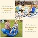 Costzon Teeter Totter Seesaw for Kids Outdoor, 2 in 1 Metal Rocking Seesaw for Toddlers with Easy-Grip Handles, Indoor Outdoor Rocker Toy Gifts for Ages 3-8, 1-3 Person Home Preschool Backyard See Saw
