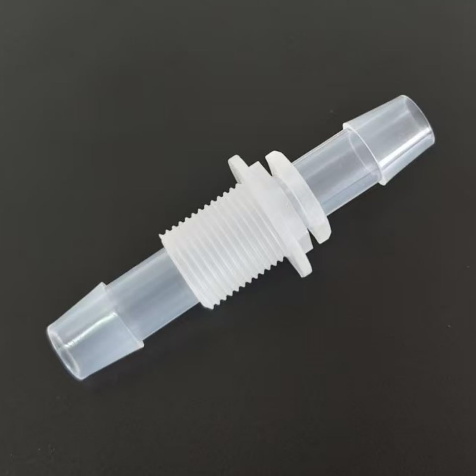 Accesorios de manguera de plástico reutilizables, paquete de 50 conectores de grado alimenticio para acuarios y laboratorios, 5/16 pulgadas, rosca macho M12