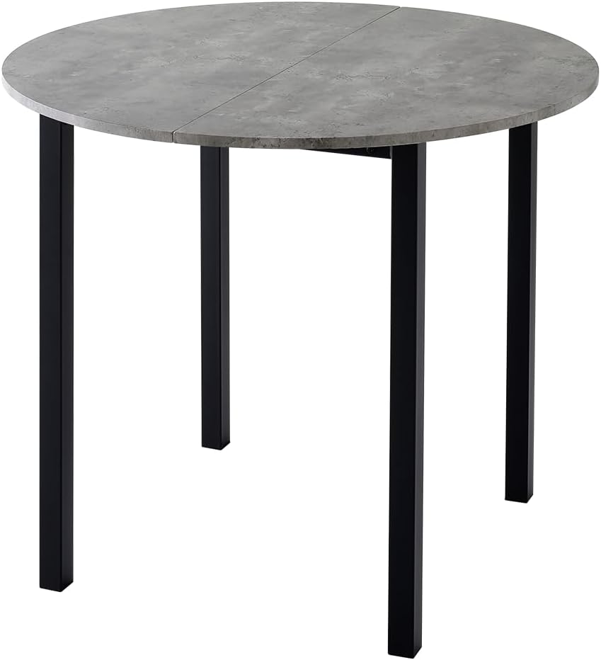 RASIK ダイニングテーブル 円形 幅90cm ストーン×ブラック RASIK ダイニングテーブル 円形 幅90cm ストーン×ブラック