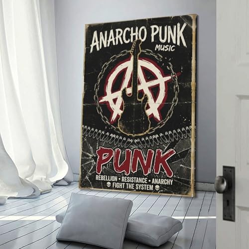 Impression toile punk hardcore XKUGA déco durable sans reflet 60x90 cm - 3
