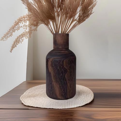 Pots de fleurs en bois stables pour éviter les chutes sur vos étagères - 3
