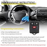 Keyless Entry Remote Key Fob Compatible with Ford F150 F250 F350 Escape Expedition Explorer Ranger, Lincoln, Mercury, Mazda and More, Replacement for CWTWB1U331 CWTWB1U345, 3 Button (Pack of 2) - Image 3