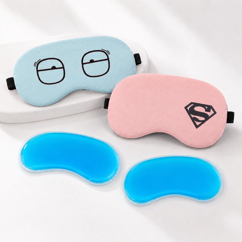 Adjustable Sleep Eye Mask for Dark Circles Soft Adjustable Fit-image-17