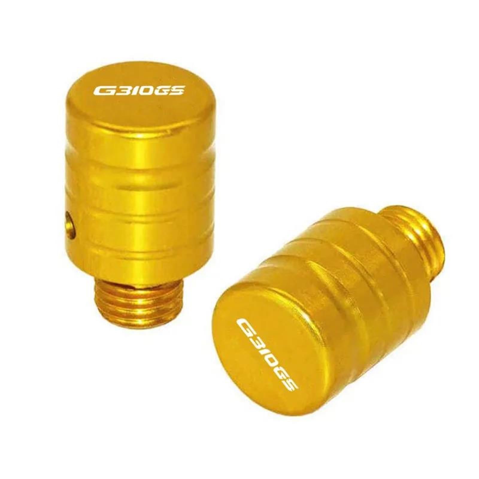 Rearview part Motorcycle CNC Aluminum Alloy Rearview Mirror Hole Cover Accessories For BMW G310GS G310R G 310 GS/R 2017-2023 2022 2021(Yellow)